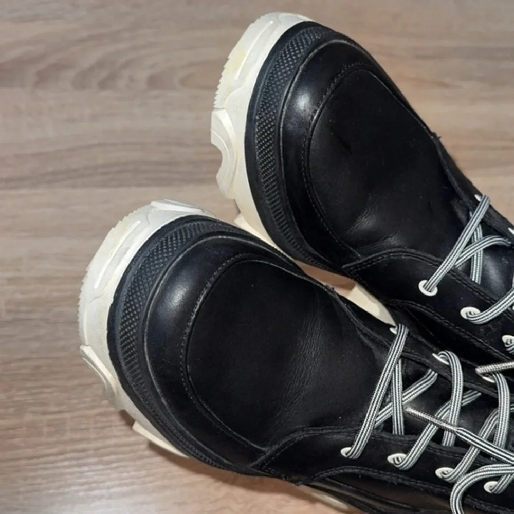 Sorel Brex Black Chalk Lace Up Waterproof Winter Boots Size‎ 6